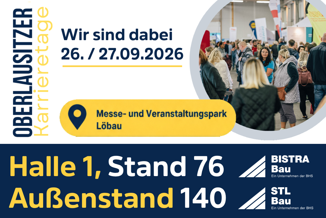 Wir sind bei den Oberlausitzer Karrieretagen 2026 dabei!
